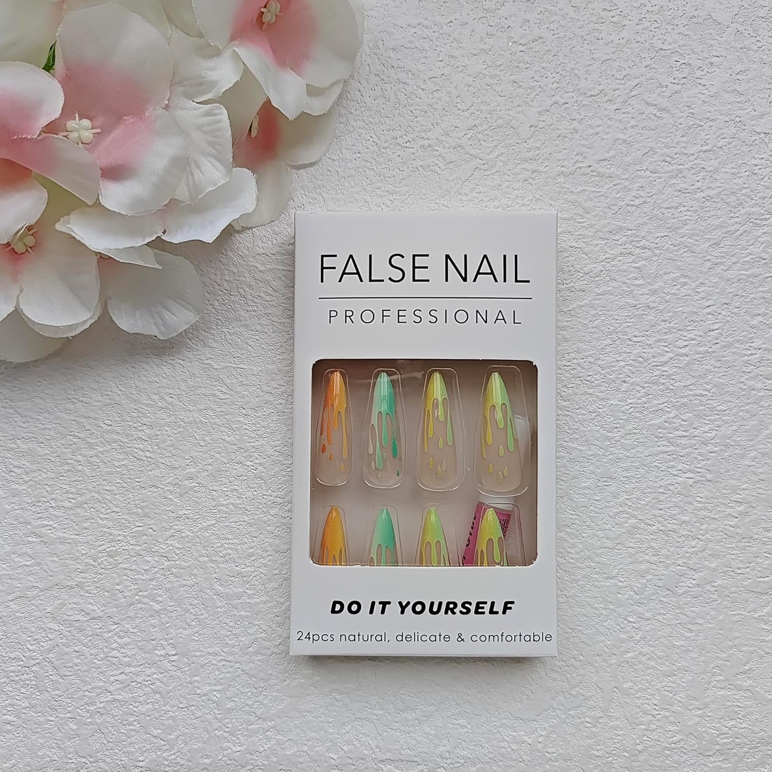 Ice Cream Design Acrylic Nails