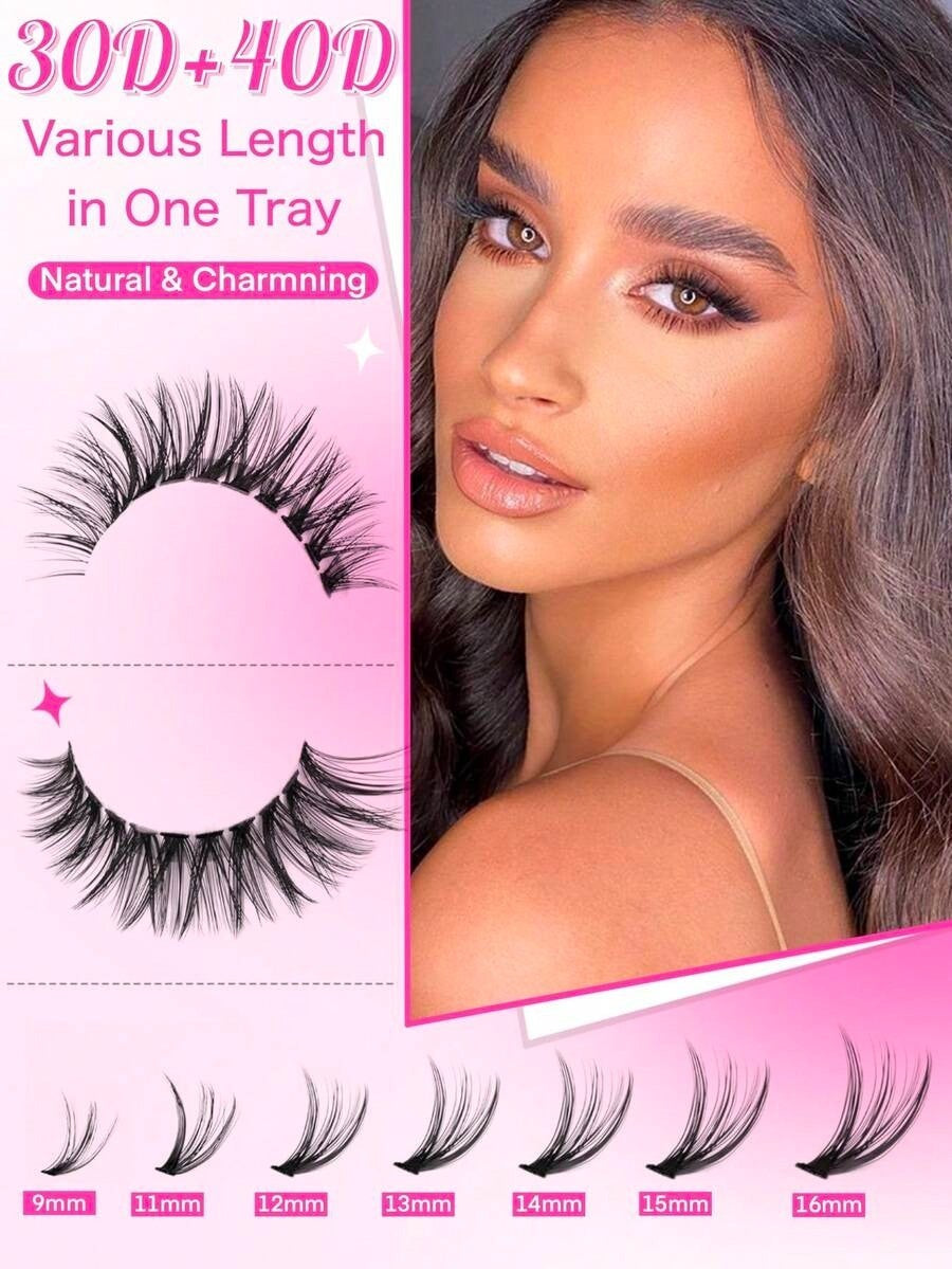  Individual Lashes Clusters Kit