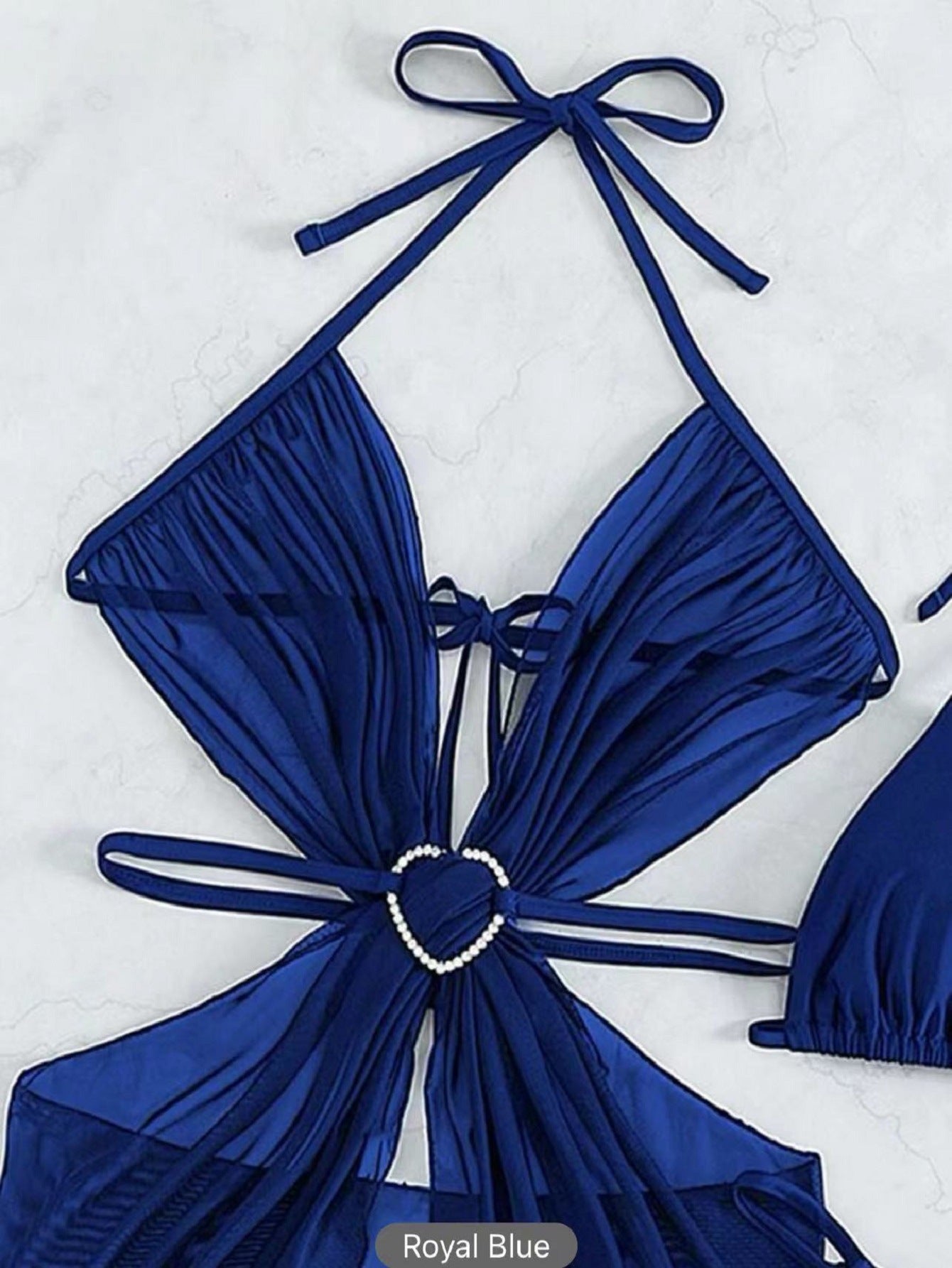 3Pcs Halter Neck Bikini 