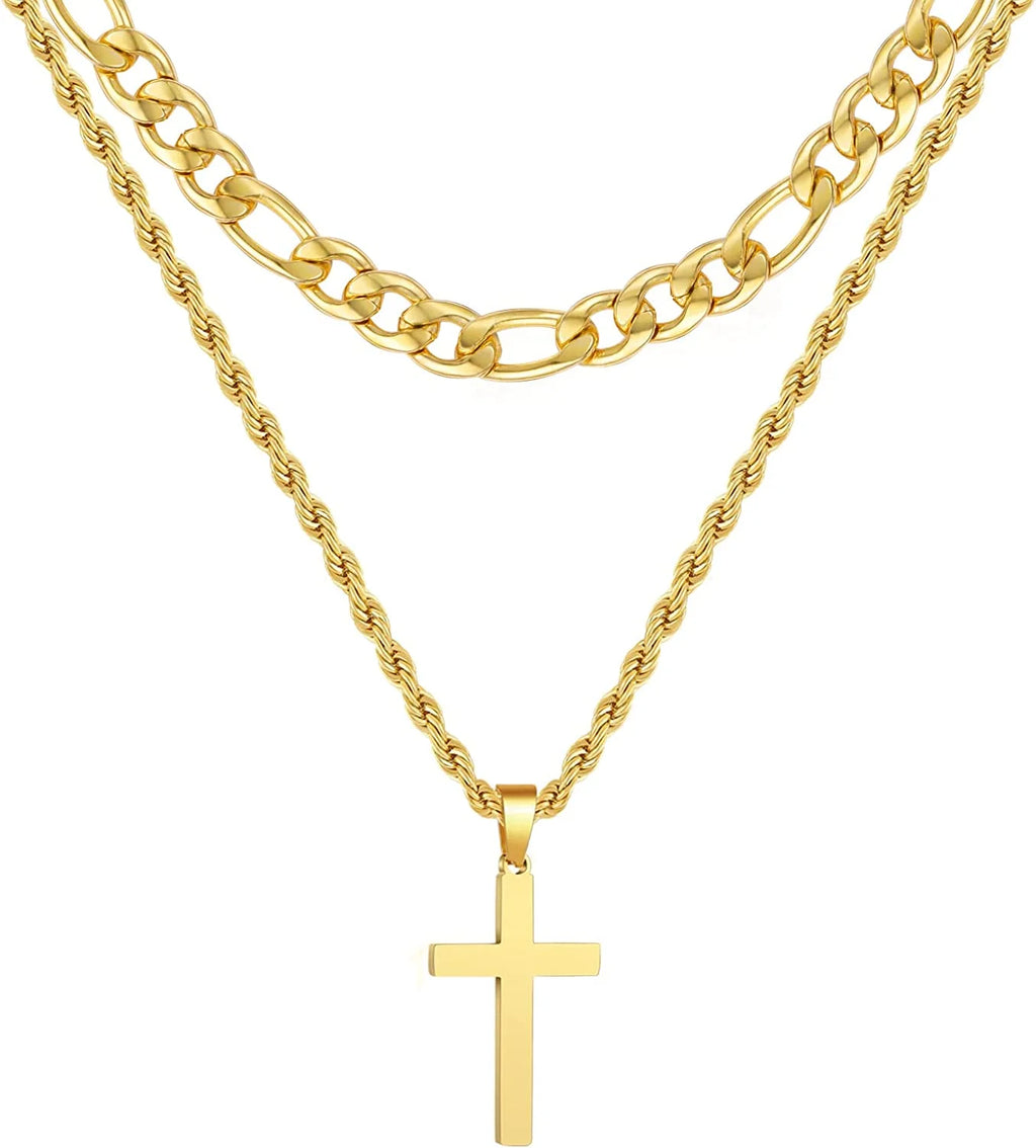 Gold Cross Necklaces  