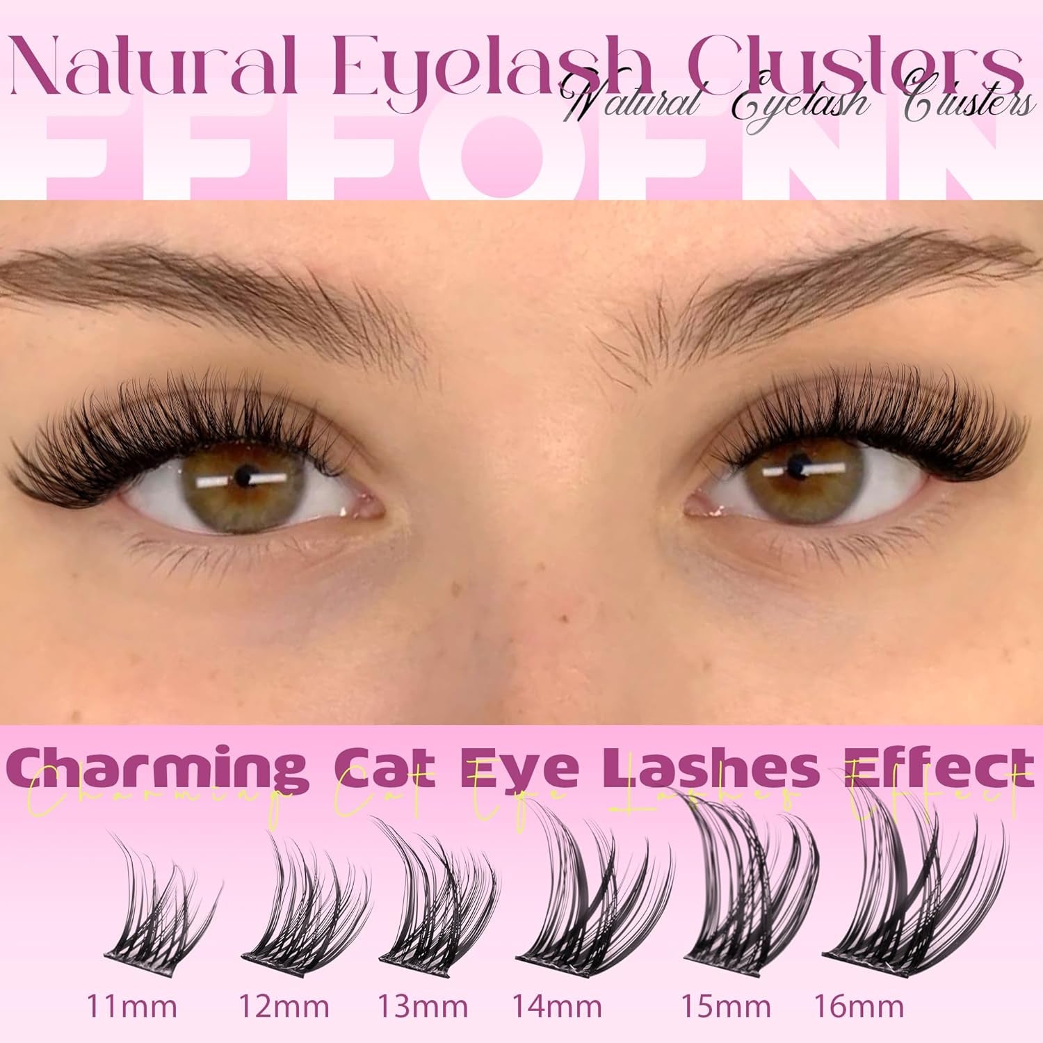 Lash Clusters Kit C-Curly Individual Lashes 
