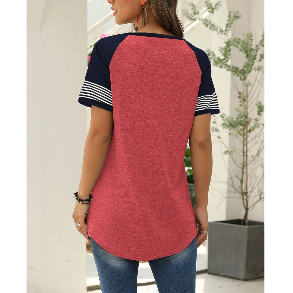 Pink Striped T Shirts 