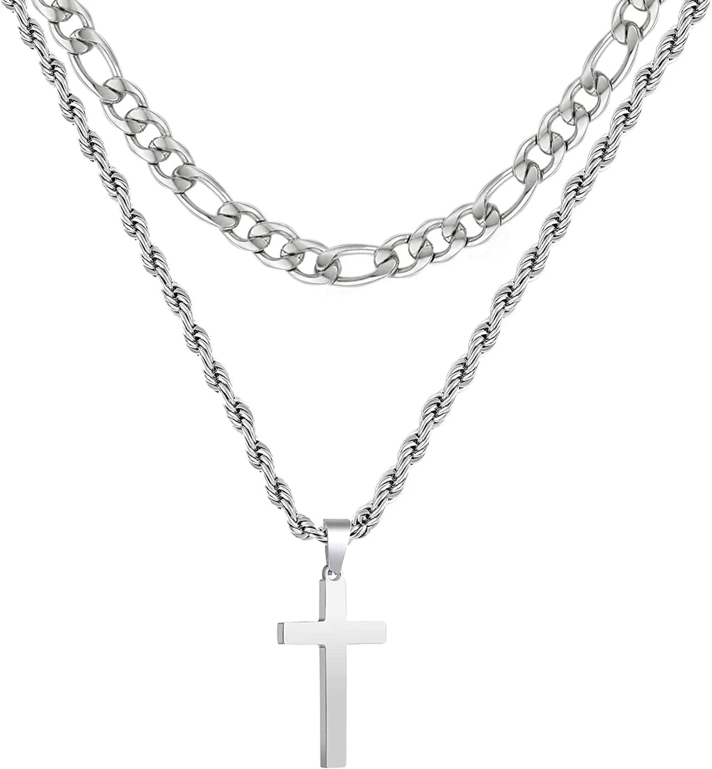 Silver Cross Necklace