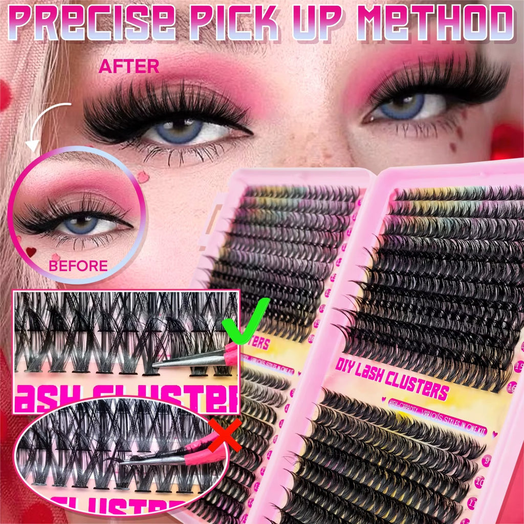  Individual Lashes Clusters Kit